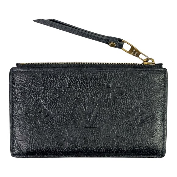 LOUIS VUITTON Empreinte Zippy Card Holder Wallet Case Bag Zipper LV Monogram - Picture 1 of 16